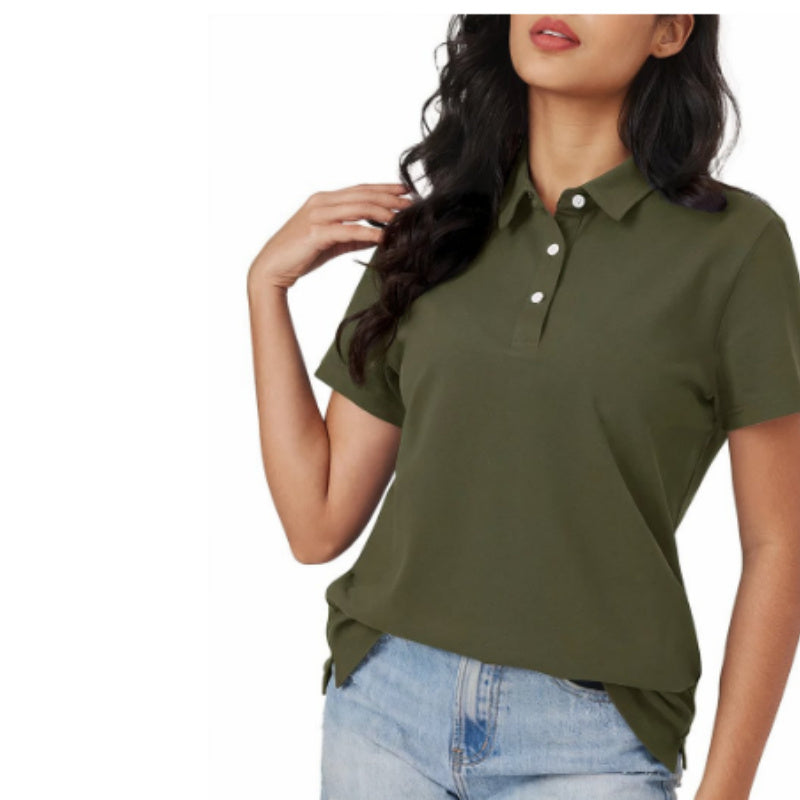 👕 Haut Décontracté Slim Manches Courtes Femme | XL-Charmes