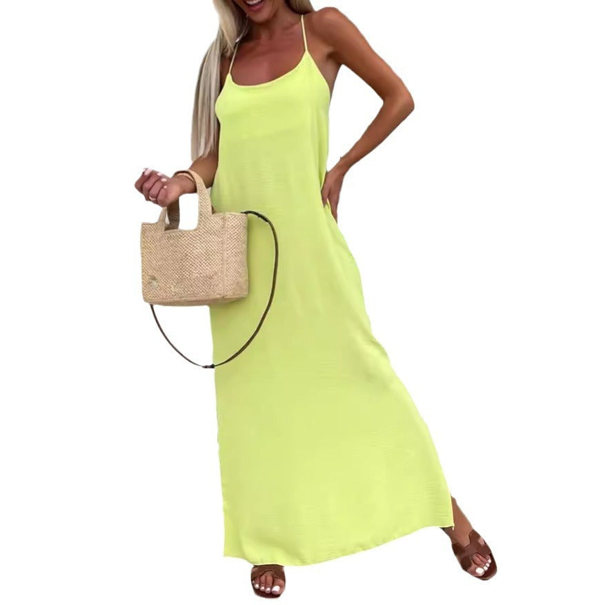 👗 Robe Vacances Grande Taille Femme – Bretelles Amples & Fluide