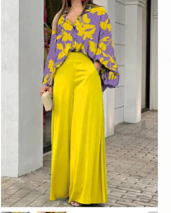 👚 Ensemble Décontracté Imprimé – Femme Grande Taille Ample | XL-Charmes