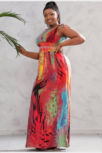 👗Robe Longue Été Grande Taille – Chic Européen & Américain | XL-Charmes