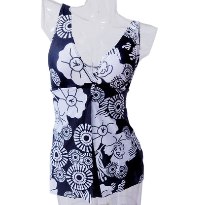 🩱 Maillot Une Pièce Grande Taille Femme – Imprimé Confort | XL-Charmes