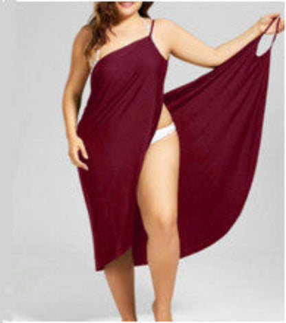 👗 Robe de Plage à Bretelles Grande Taille – Fluide & Féminine | XL-Charmes