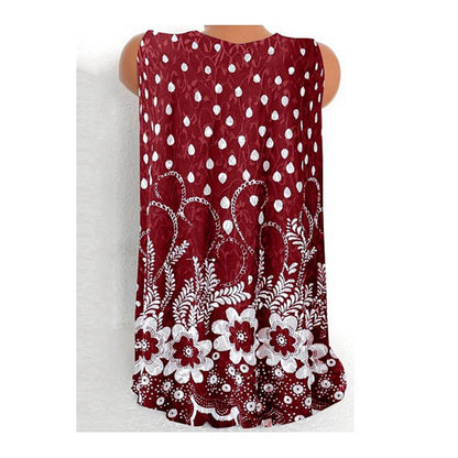 👚 T-shirt Sans Manches Femme – Nouveau Style Décontracté Grande Taille | XL-Charmes