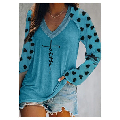 👚 T-shirt Imprimé Col Rond Grande Taille – Décontracté & Confortable | XL-Charmes