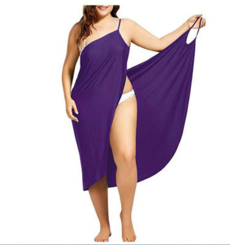 👗 Robe de Plage à Bretelles Grande Taille – Fluide & Féminine | XL-Charmes