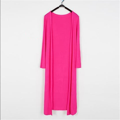 👚 Chemise longue respirante grande taille – Manches longues été | XL-Charmes