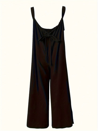 🩳 Salopette Décontractée Grande Taille Femme – Unie avec Poches | XL-Charmes