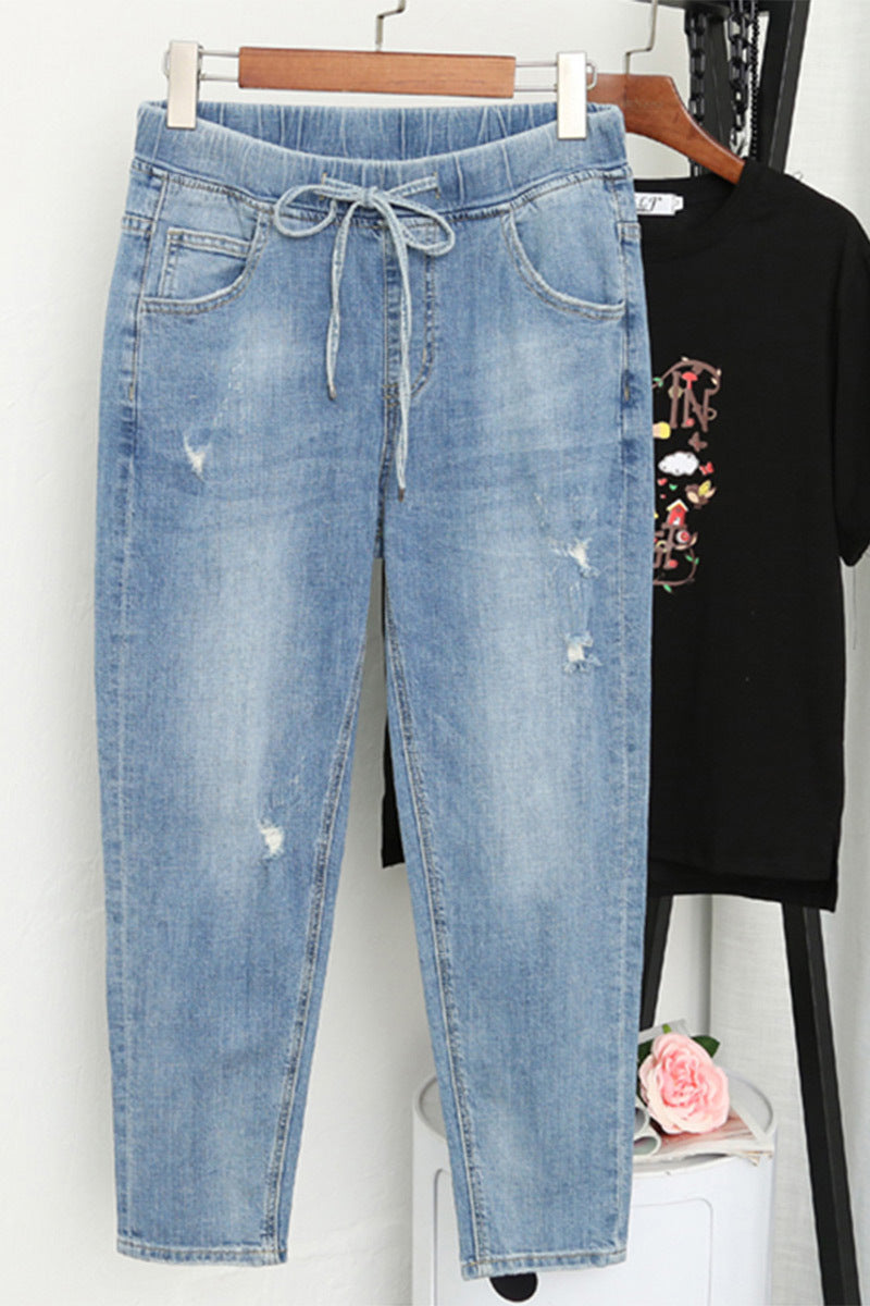 👖 Jeans Amples Femme Grande Taille – Confort Taille Haute | XL-Charmes