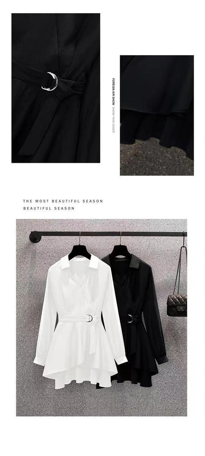 👚 Chemise Cintrée Grande Taille – Coupe Ajustée & Élégante