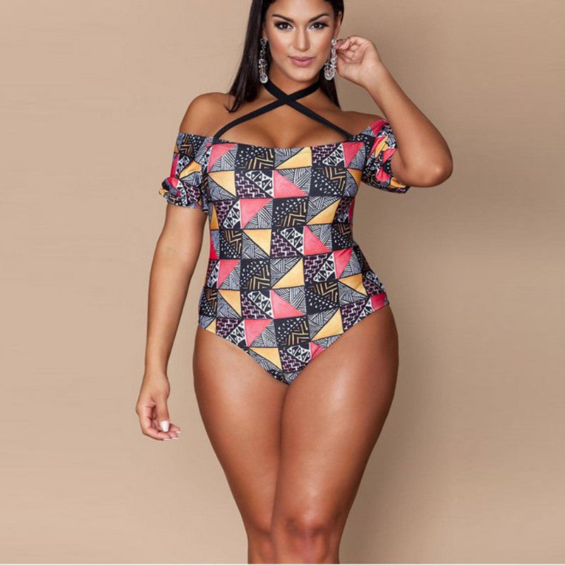 👙Maillot Géométrique Femme Grande Taille – Tendance & Confort | XL-Charmes