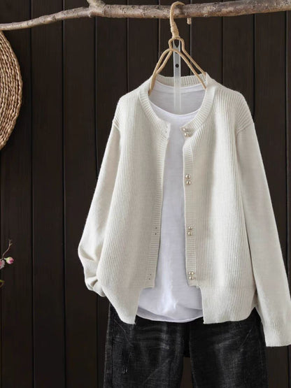 🧶 Cardigan Femme en Maille – Style Classique Automne | XL-Charmes
