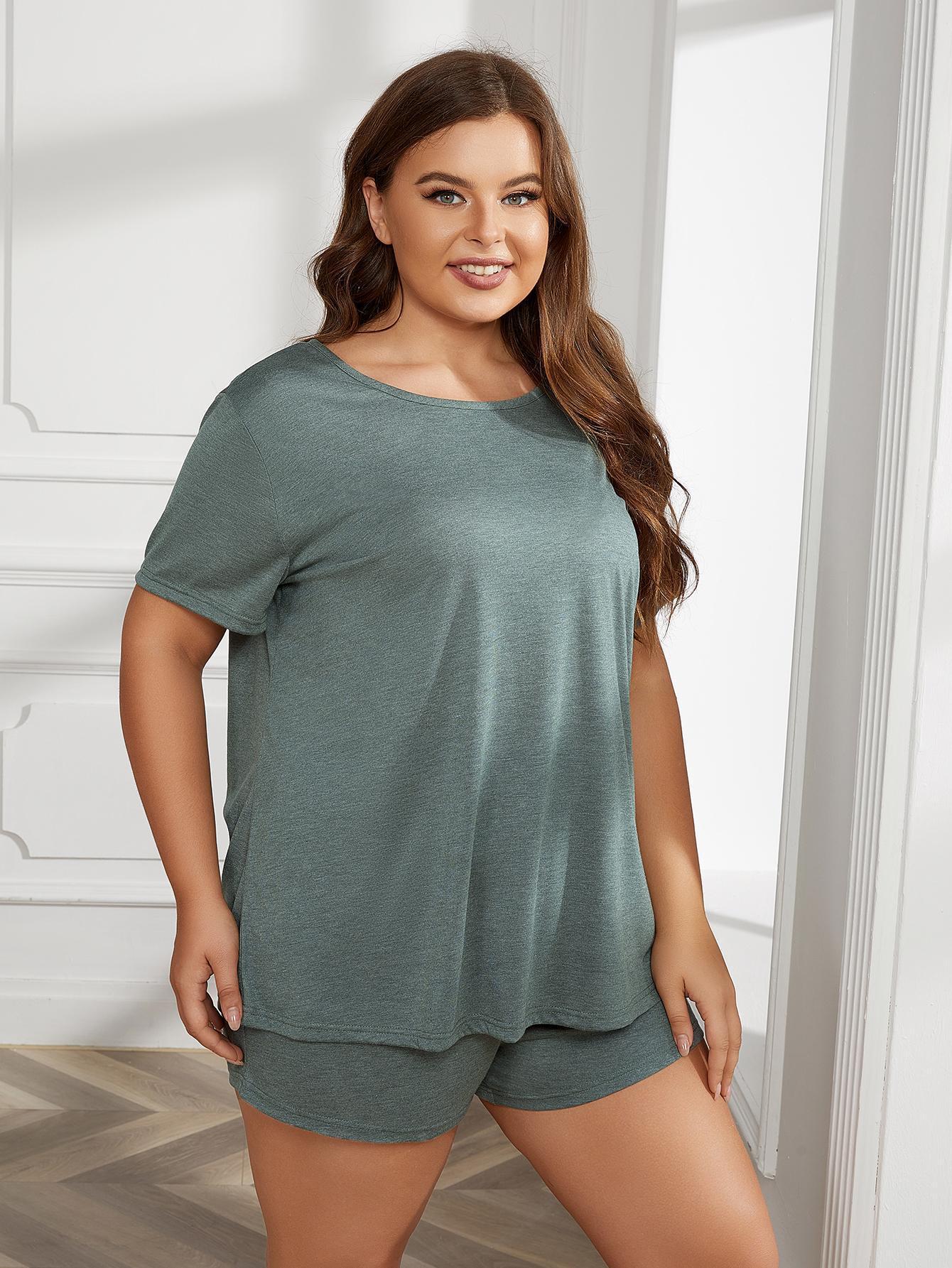 🛌 Ensemble détente grande taille – Manches courtes & confort été | XL-Charmes