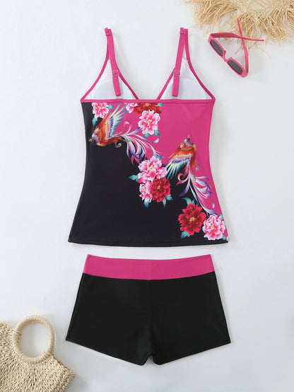 🩱 Maillot de Bain Imprimé Élégant – Grande Taille Femme | XL-Charmes