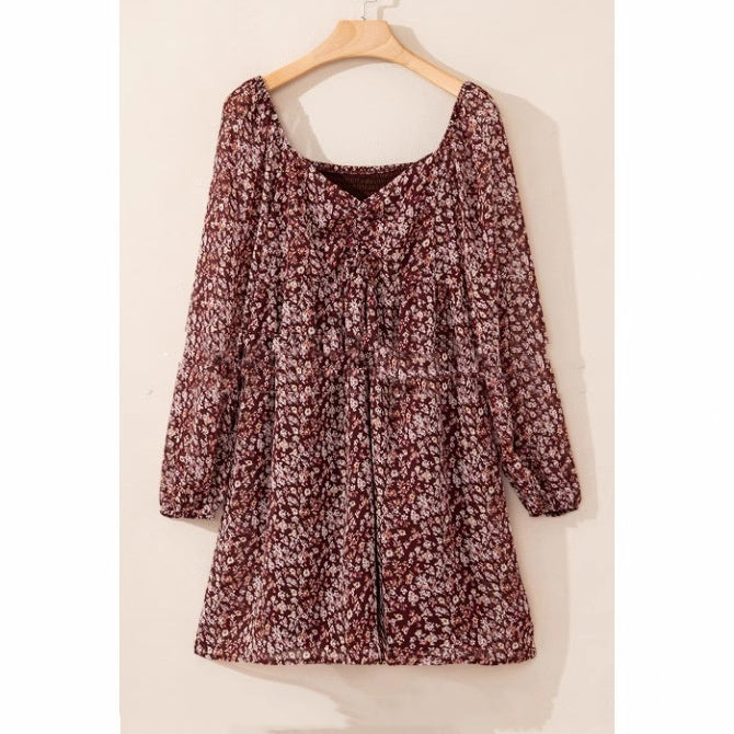 🌸 Robe Plissée Imprimée Femme – Grande Taille Élégante & Fluide | XL-Charmes