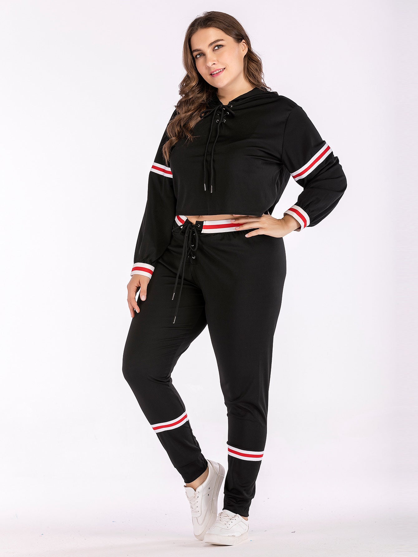 👖 Pantalon Femme Grande Taille – Ceinture Large & Confort Absolu