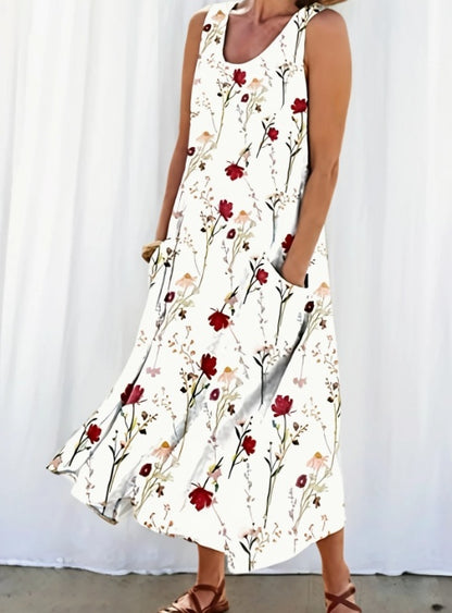 👗 Robe Longue Fleurie Femme – Légère & Élégante pour l'Été | XL-Charmes