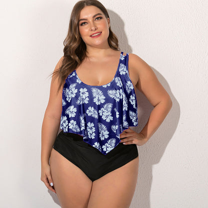 🌺 Maillot de Bain Imprimé Grande Taille – Élégant & Sexy | XL-Charmes