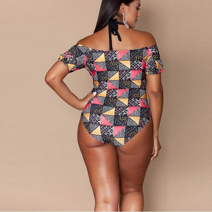 👙Maillot Géométrique Femme Grande Taille – Tendance & Confort | XL-Charmes