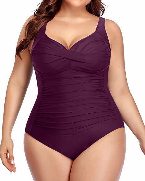 🩱 Maillot Une Pièce Grande Taille – Élégant & Sculptant | XL-Charmes