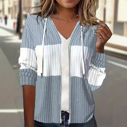 🧥 Manteau Thermique Femme à Capuche & Fermeture Éclair | XL-Charmes