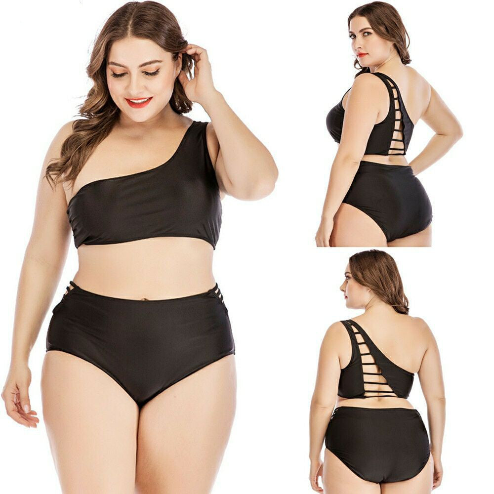 🩱 Maillot de Bain Taille Haute Femme – Grande Taille | XL-Charmes