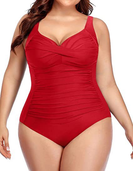 🩱 Maillot Une Pièce Grande Taille – Élégant & Sculptant | XL-Charmes
