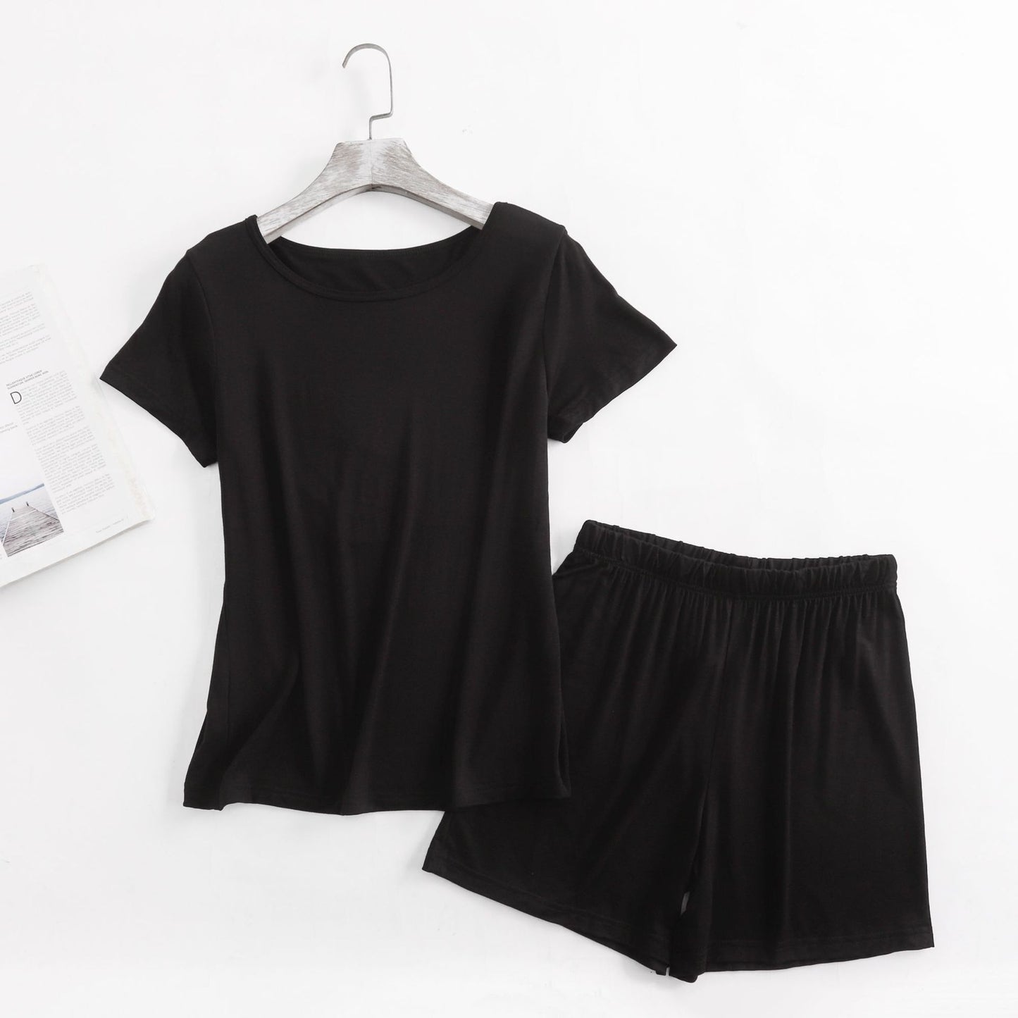 🛋️ Ensemble Décontracté Été Femme – Vêtements d’Intérieur Fins Grande Taille