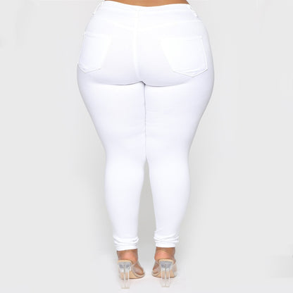 👖 Pantalon grande taille femme – Uni, moderne & confortable | XL-Charmes