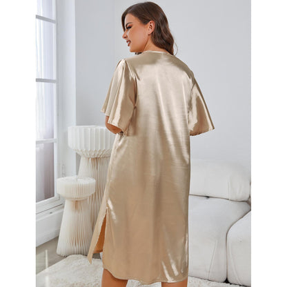 🛌 Pyjama Été Femme Grande Taille – Style Européen & Américain