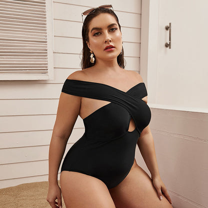 👙 Maillot Une Pièce Siamoïs – Grande Taille Femme Élégante | XL-Charmes
