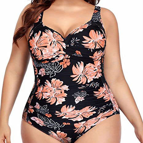 🩱 Maillot Une Pièce Grande Taille – Élégant & Sculptant | XL-Charmes