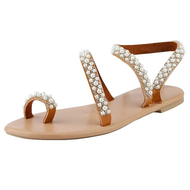 👡 Sandales Plateforme Femme – Strass & Confort Grande Taille Été 2024