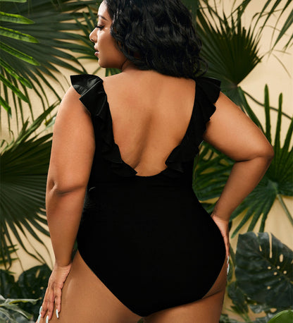 🩱 Maillot de Bain Conservateur – Grande Taille Femme | XL-Charmes