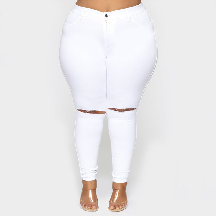👖 Pantalon grande taille femme – Uni, moderne & confortable | XL-Charmes