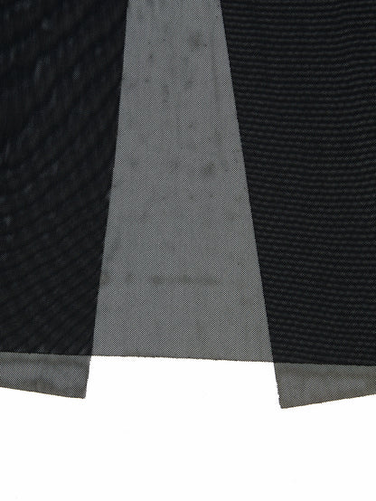 🏖️ Jupe de Plage Fendue en Maille – Femme Grande Taille Respirante