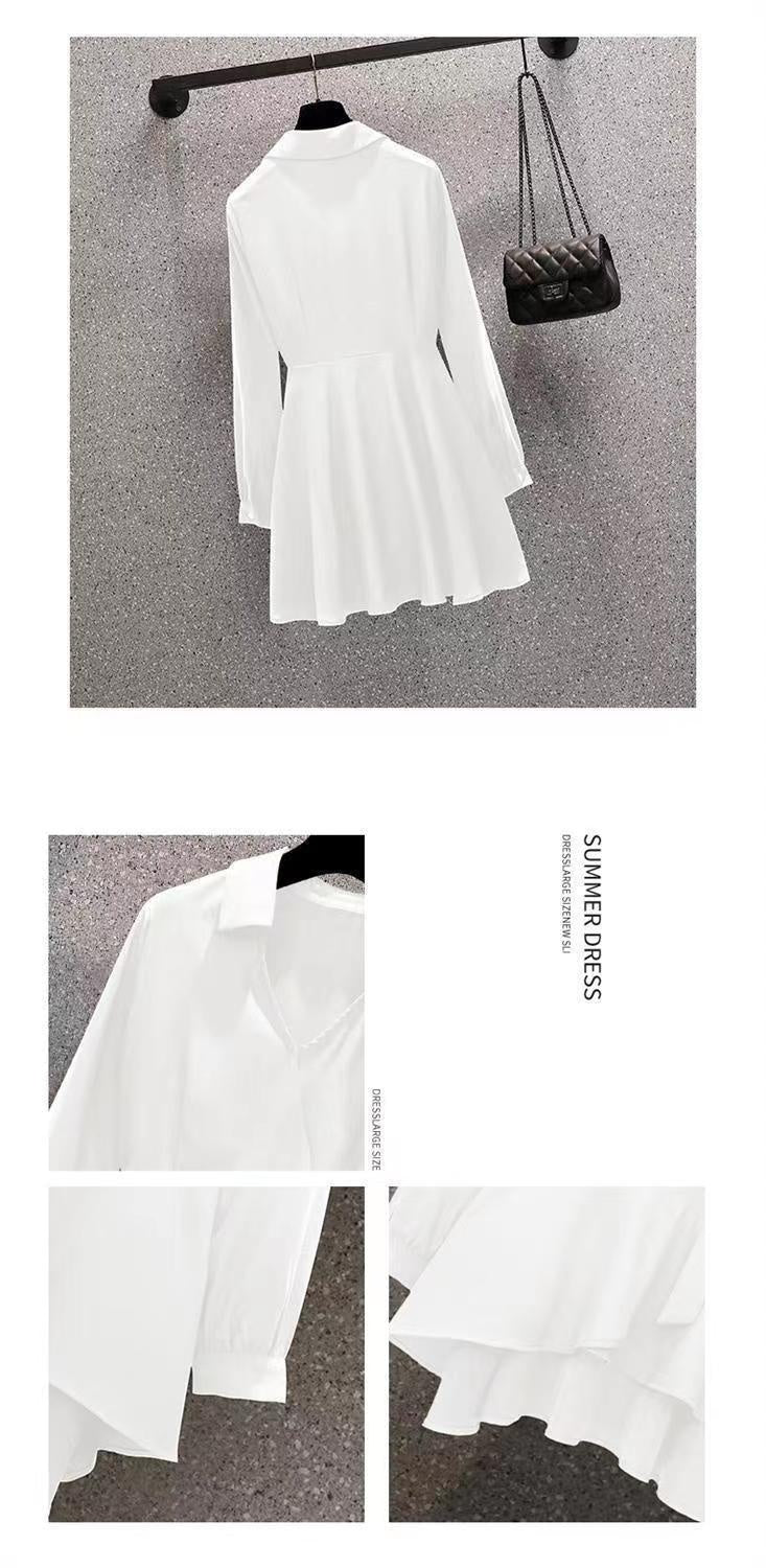 👚 Chemise Cintrée Grande Taille – Coupe Ajustée & Élégante