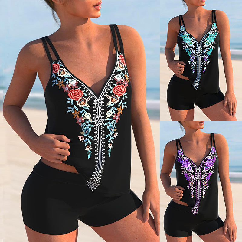 👙 Maillot Bikini Imprimé – Grande Taille Femme | XL-Charmes