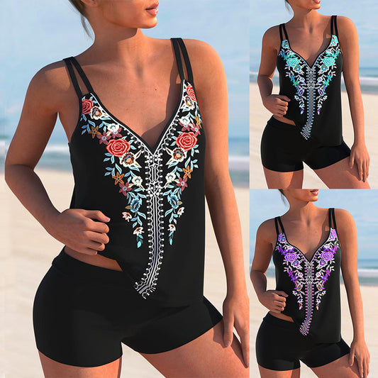 👙 Maillot Bikini Imprimé – Grande Taille Femme | XL-Charmes