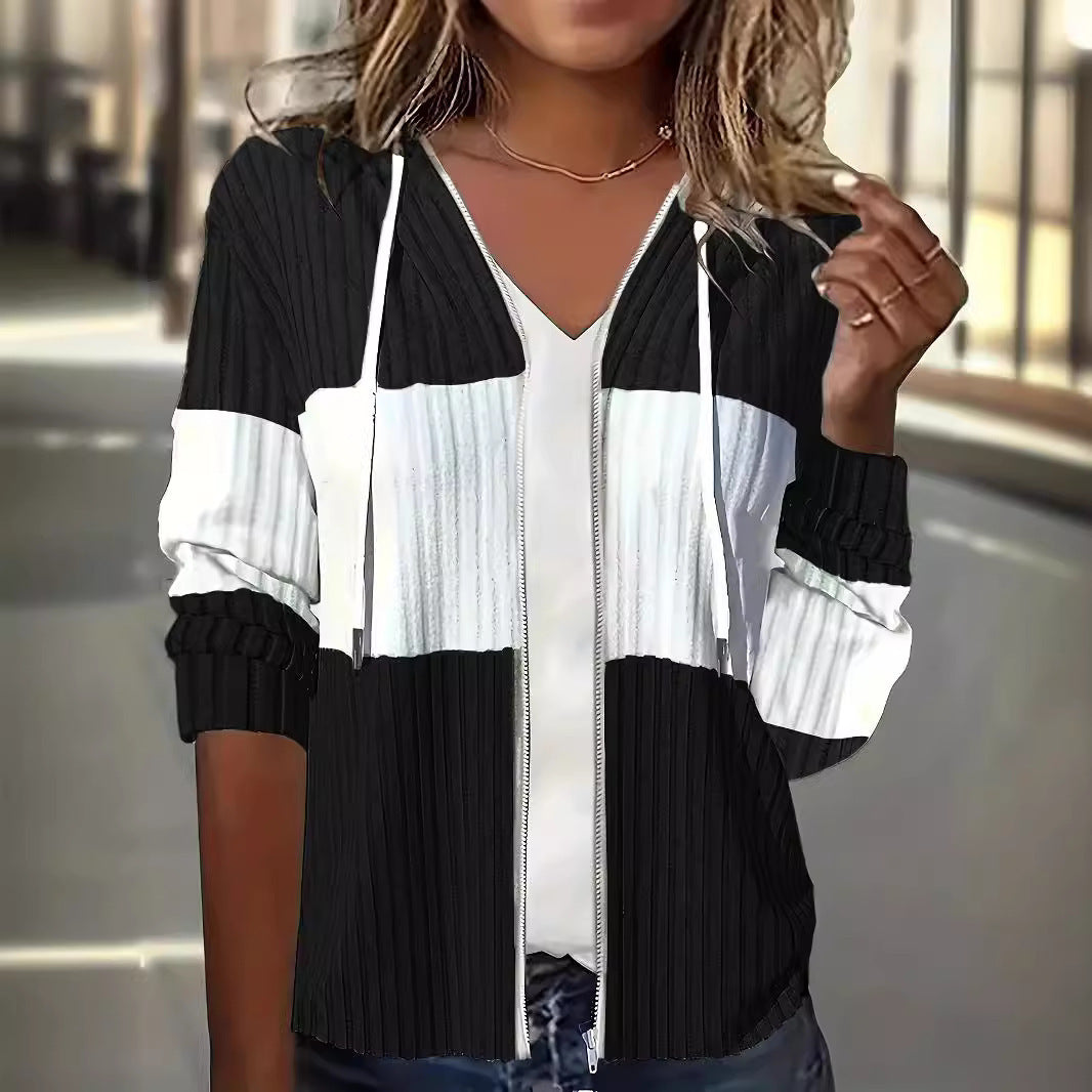 🧥 Manteau Thermique Femme à Capuche & Fermeture Éclair | XL-Charmes