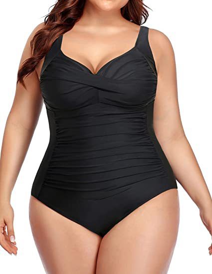 🩱 Maillot Une Pièce Grande Taille – Élégant & Sculptant | XL-Charmes