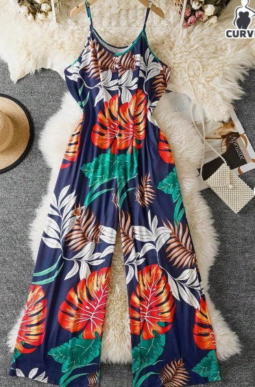 🩳 Combinaison Botanique Femme – Droite à Poches Grande Taille Été 2024