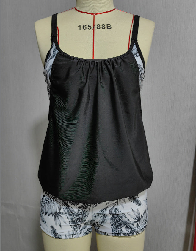 🩱 Bikini 2 pièces grande taille – Tissu doux et imprimé estival | XL-Charmes