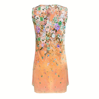 🌸 Robe Bohème Été Femme | Imprimé Floral | Décontractée | XL-Charmes