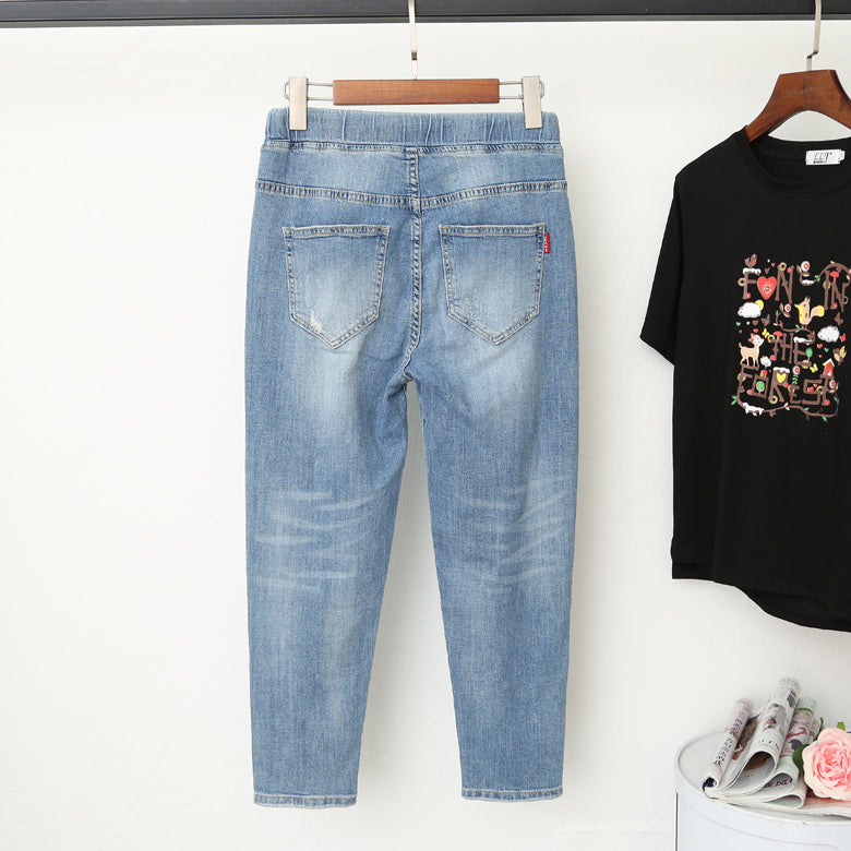 👖 Jeans Amples Femme Grande Taille – Confort Taille Haute | XL-Charmes