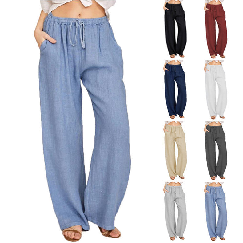 👖 Pantalon Décontracté Ample – Grande Taille Femme | XL-Charmes