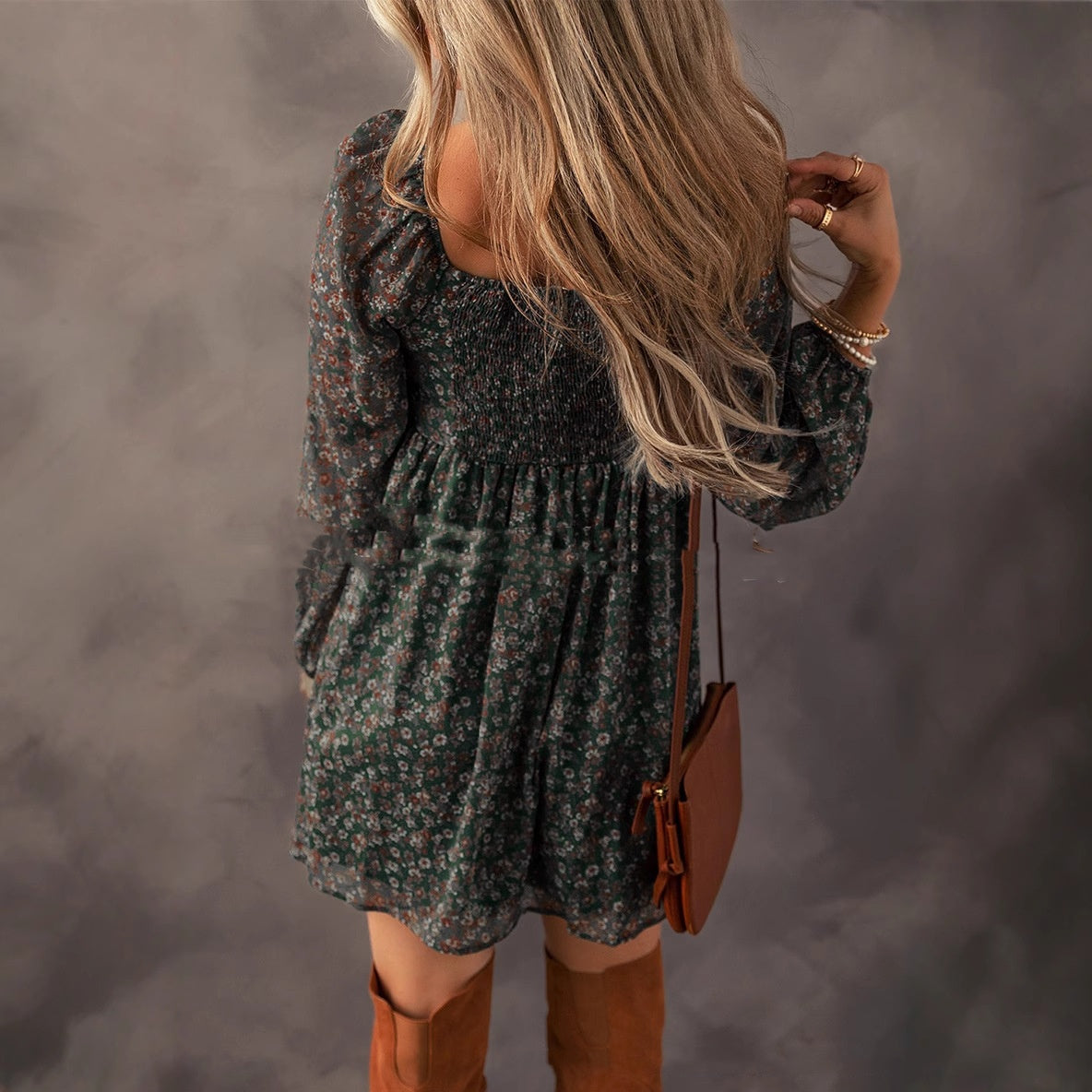 🌸 Robe Plissée Imprimée Femme – Grande Taille Élégante & Fluide | XL-Charmes