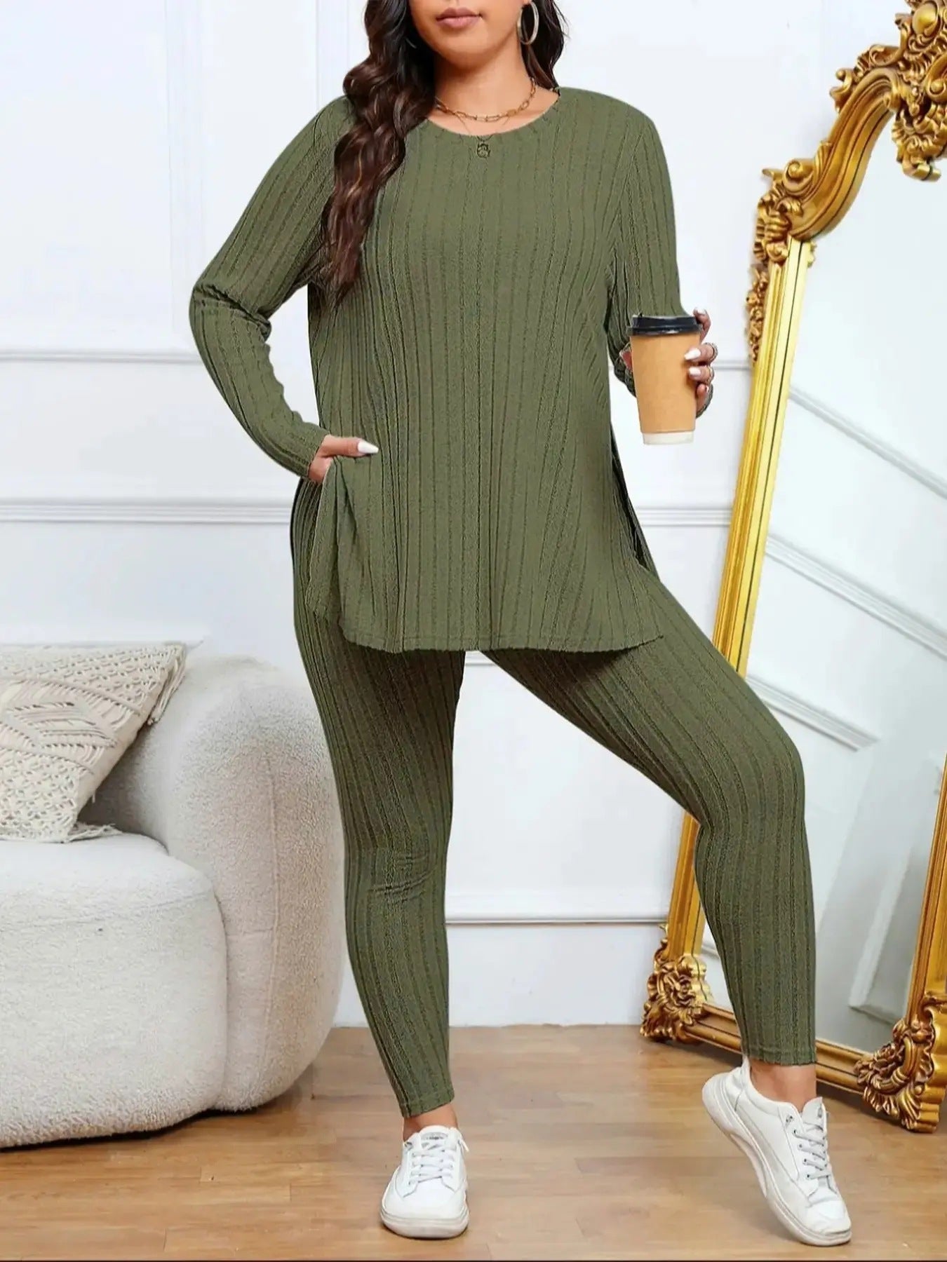 👕 Ensemble Décontracté Femme Legging & Haut Manches Longues | XL-Charmes → 69 caractères ✅