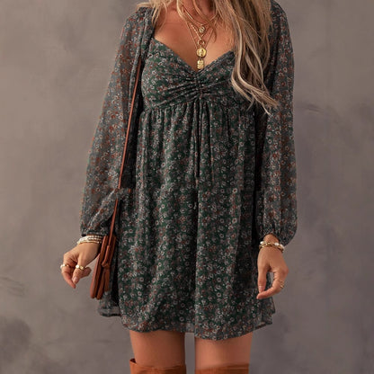 🌸 Robe Plissée Imprimée Femme – Grande Taille Élégante & Fluide | XL-Charmes