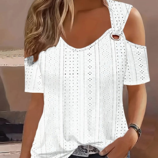 👕 T-shirt Classique Femme Manches Courtes – Toute Saison | XL-Charmes