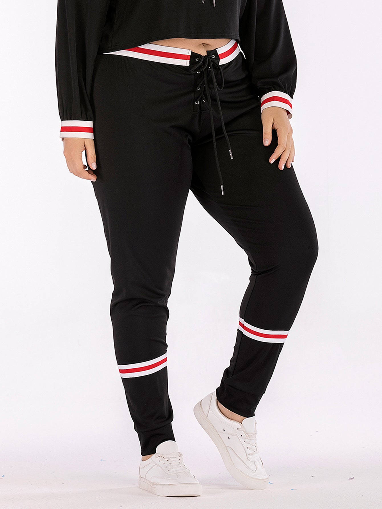 👖 Pantalon Femme Grande Taille – Ceinture Large & Confort Absolu